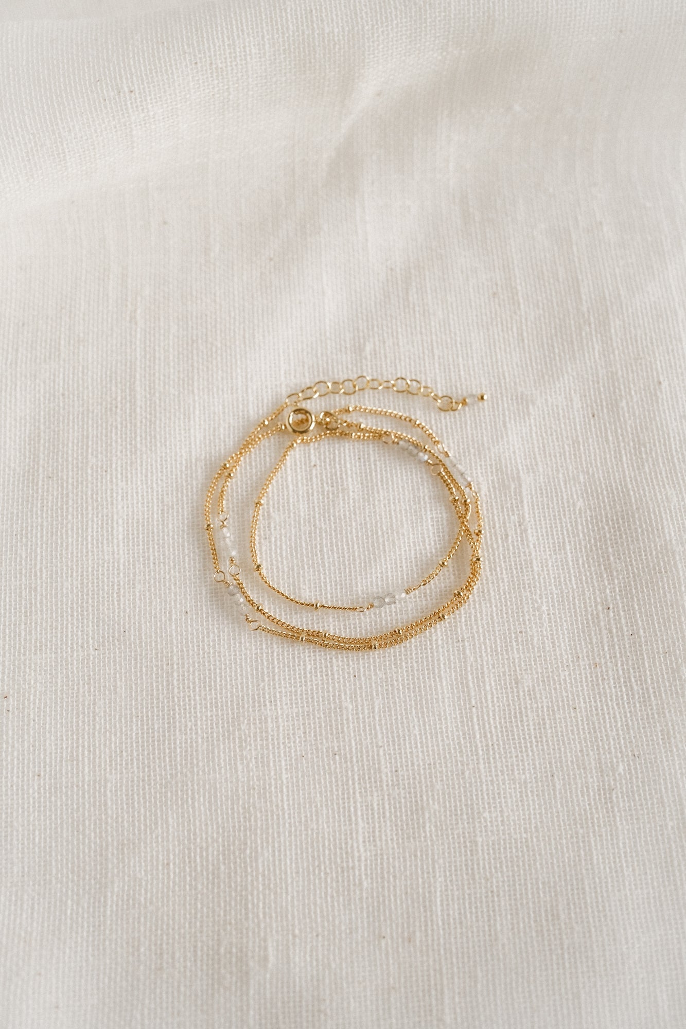 Collier-bracelet-cheville "Luna" 3 en 1