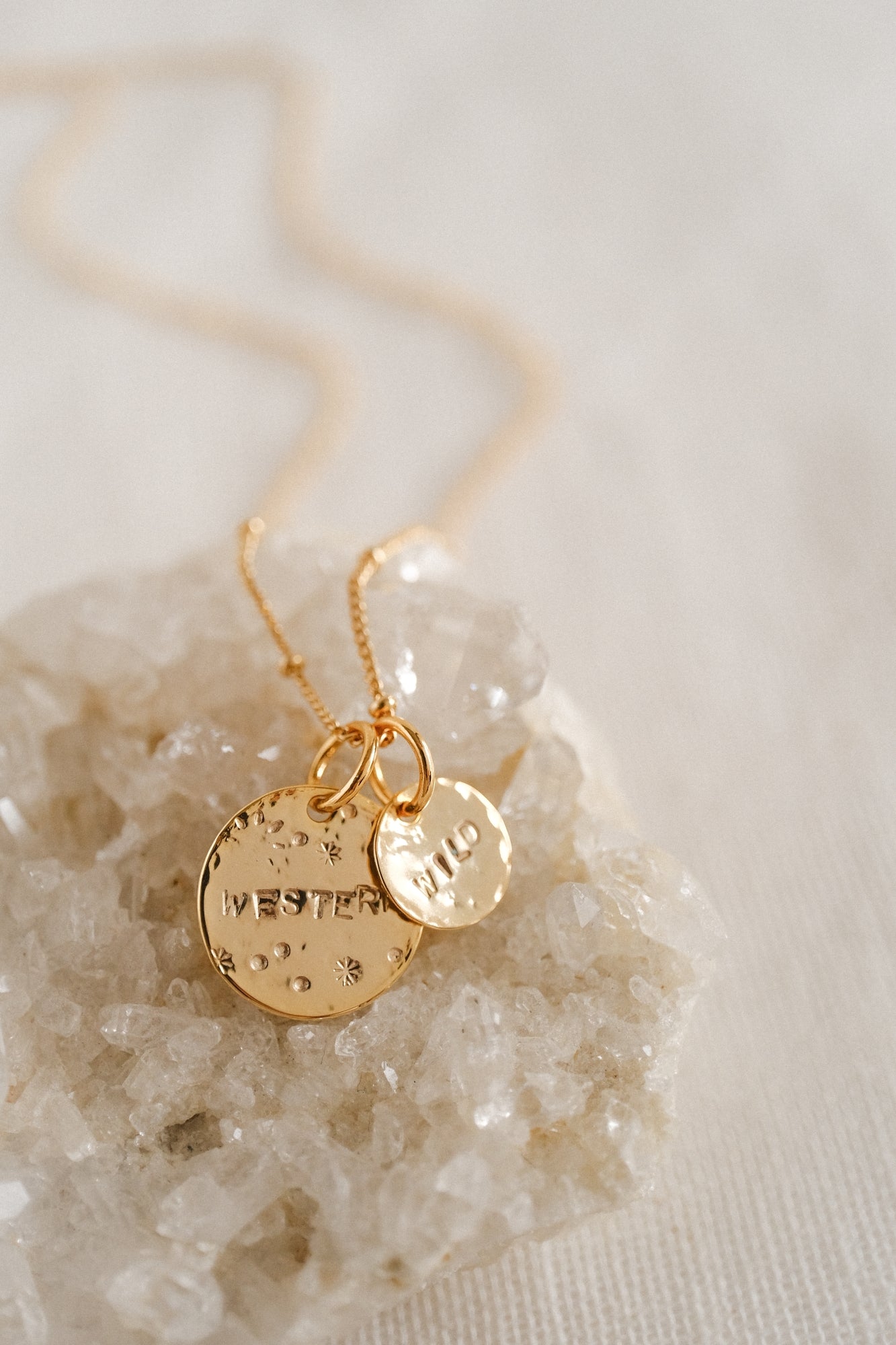 Collier "La médaille ronde" (Grande) personnalisable