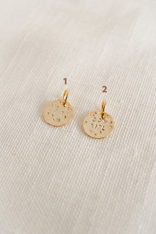 "La médaille ronde" à l'unité (Moyenne) (personnalisable)