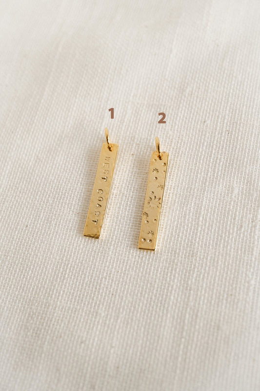 "La médaille barre" à l'unité (personnalisable)