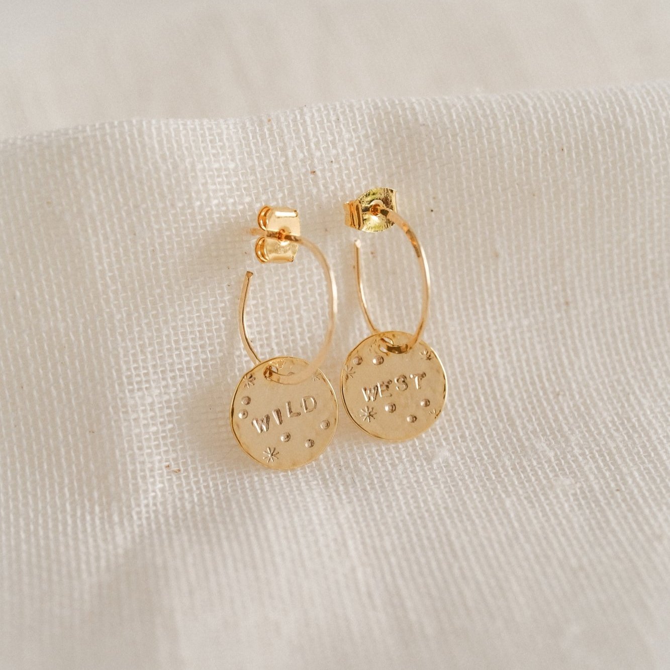 Boucles d'oreilles "Golden" personnalisable