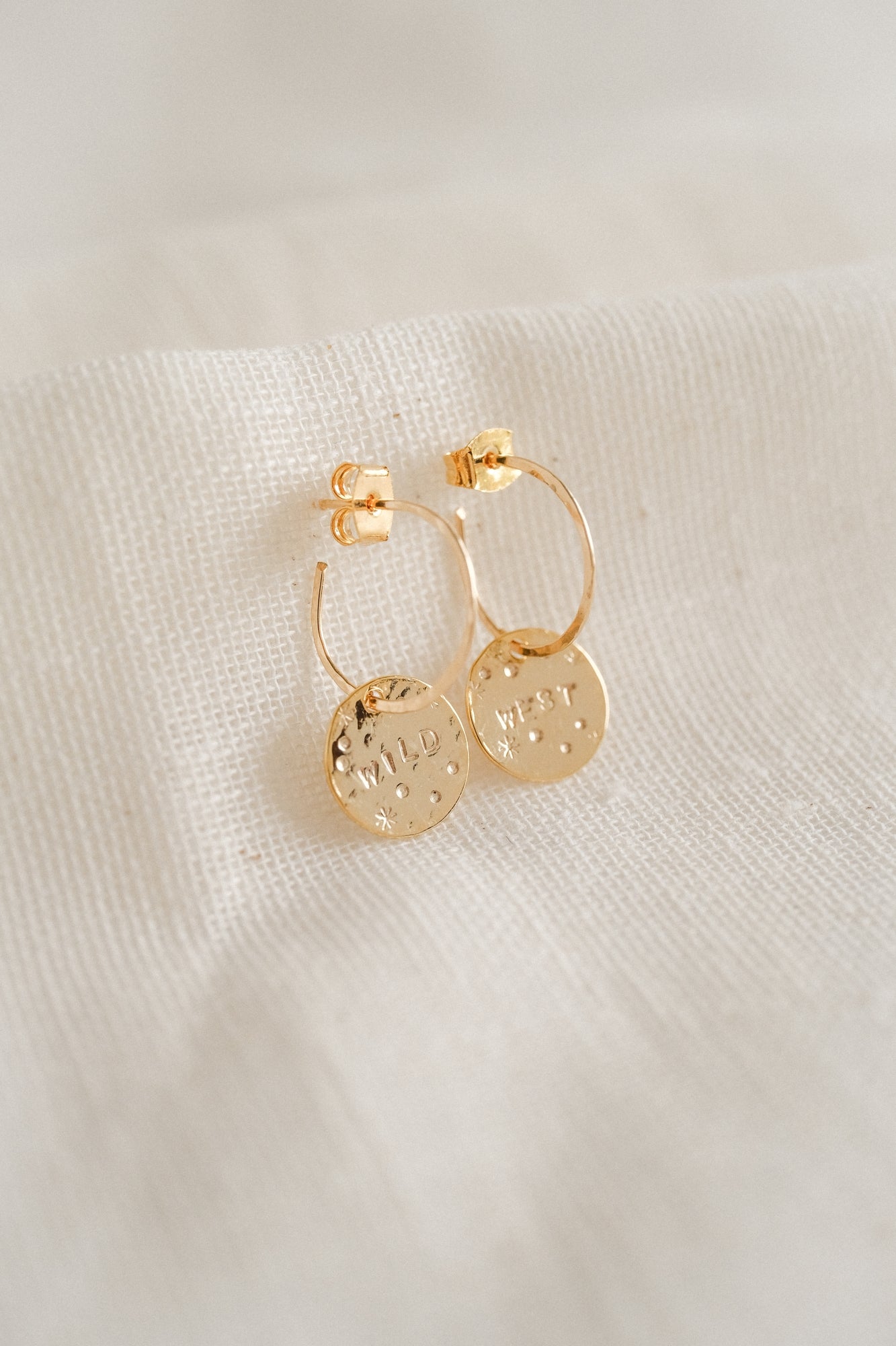 Boucles d'oreilles "Golden" personnalisable