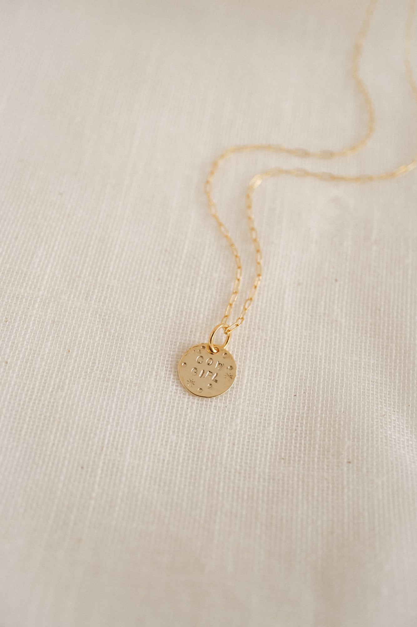 Collier "La médaille ronde" (Moyenne) personnalisable
