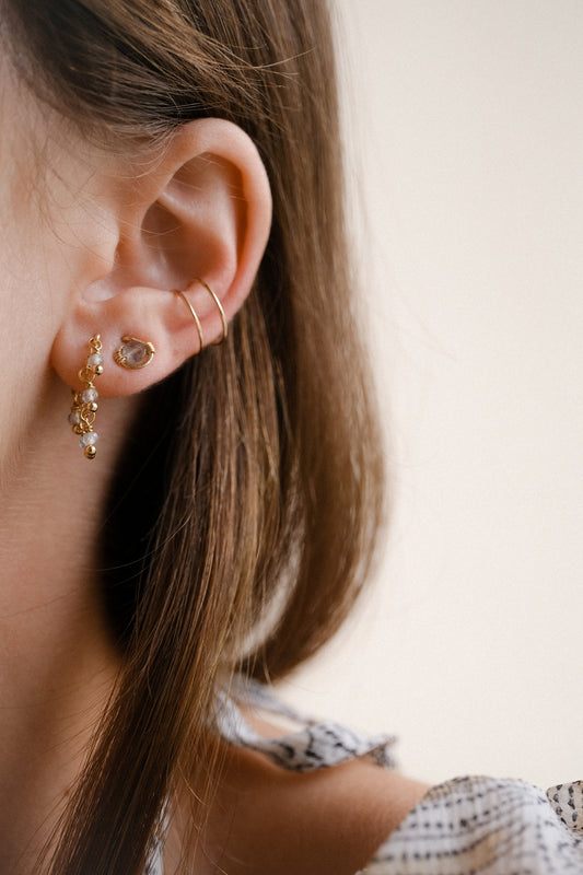 Clous d'oreilles "Ridge"