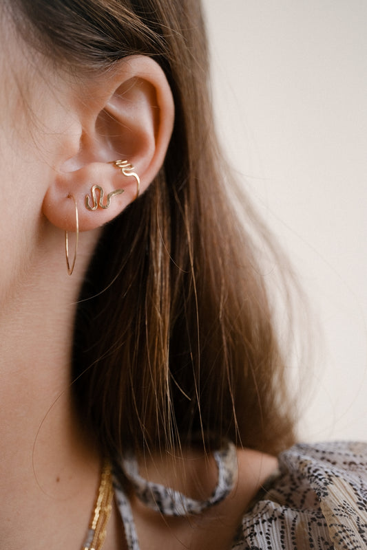 Clous d'oreilles "Fire"