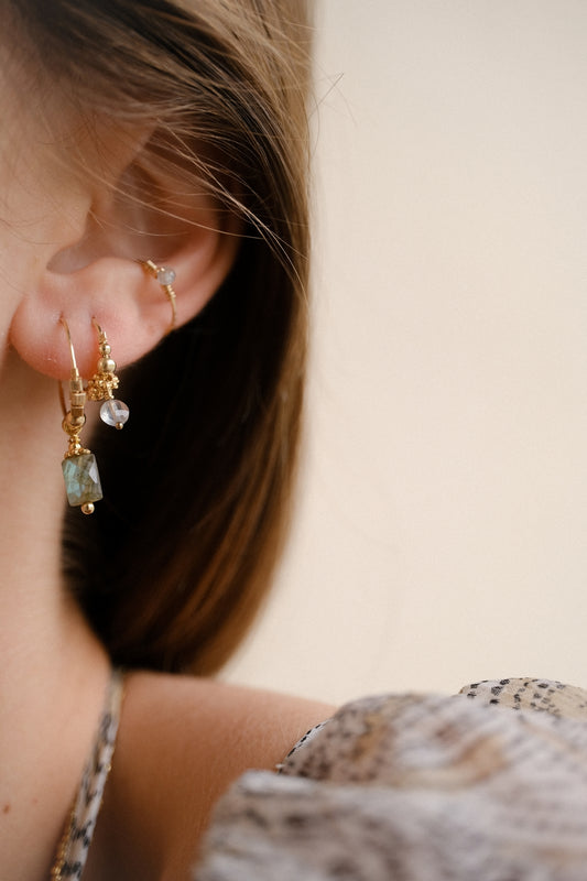 Mini hoop earrings "Desperado" 10mm