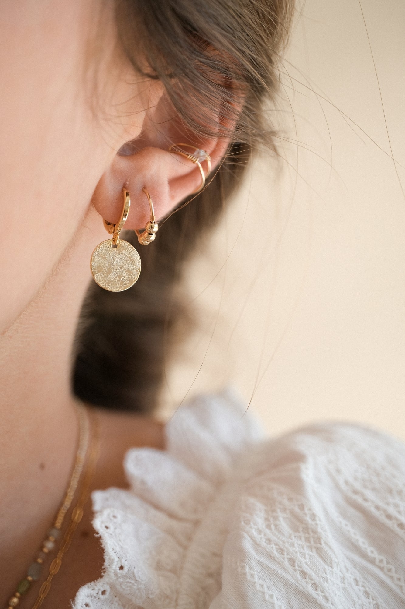 Boucles d'oreilles "Lumière"