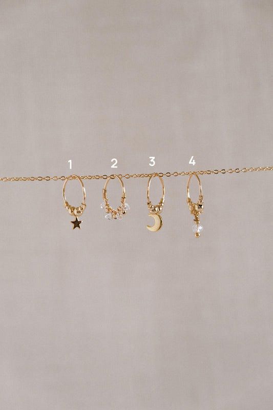 Mini créoles "Némésis"