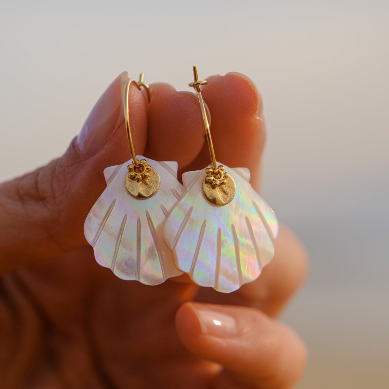 “Aqua” earrings