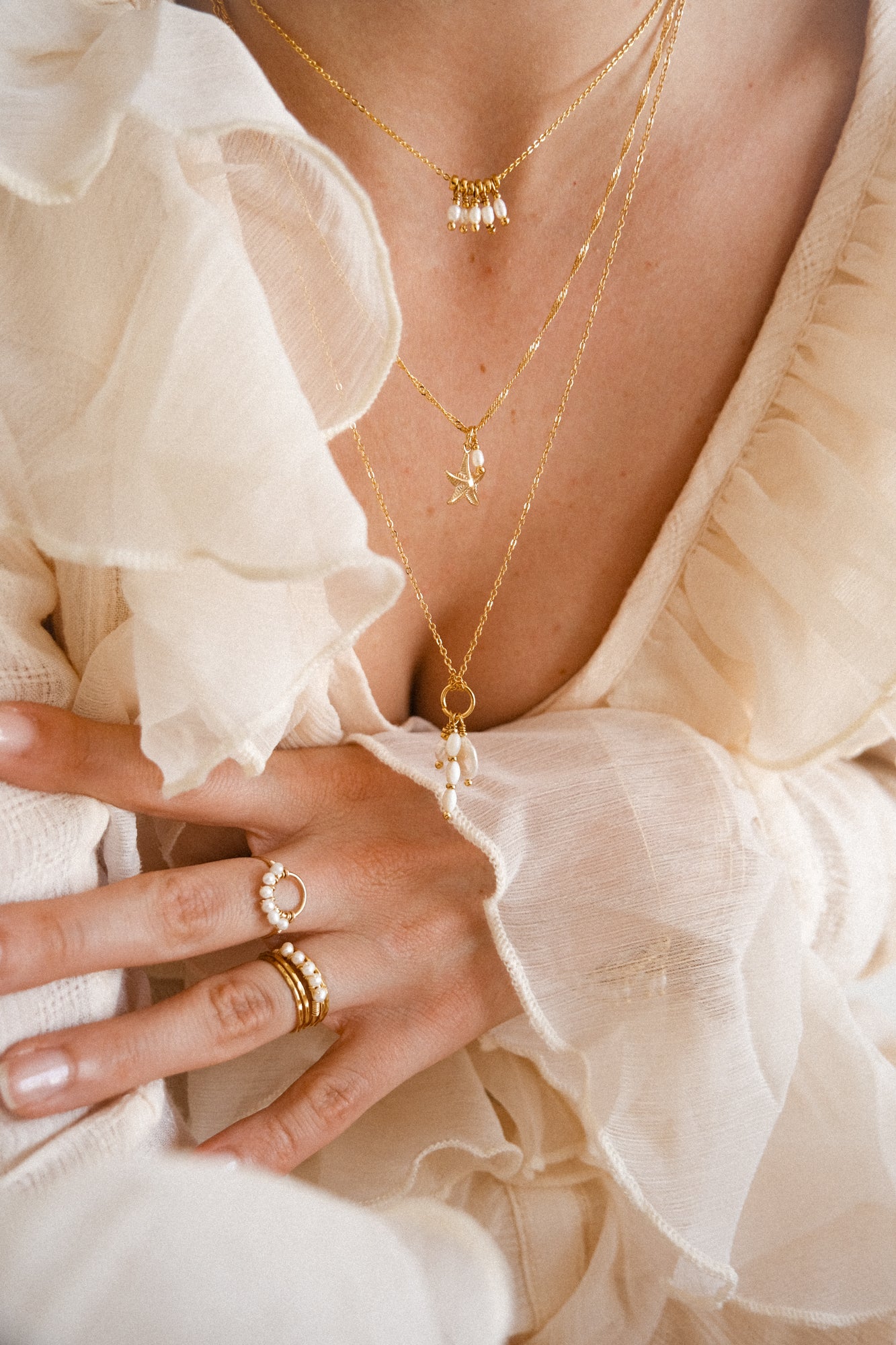 Collar "Salomé" amuleto (a elegir)
