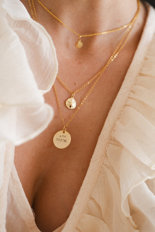 Collier "Charlie" à graver (grande)