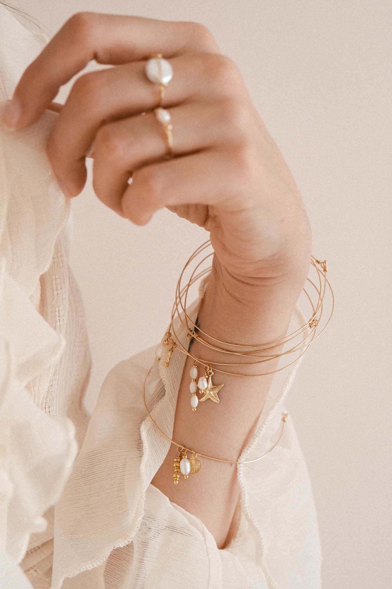 Semainier jonc charms "Margot" (au choix)