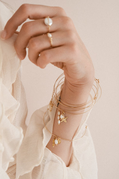 Semainier jonc charms "Margot" (au choix)