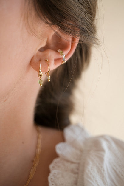 Boucles d'oreilles "Lierre"