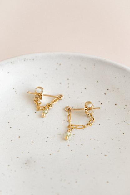 Boucles d'oreilles "Lierre"