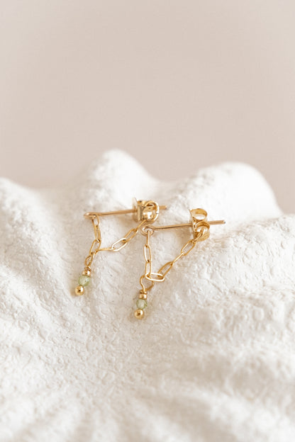 Boucles d'oreilles "Lierre"