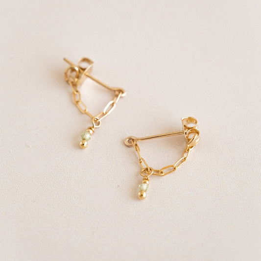 Boucles d'oreilles "Lierre"