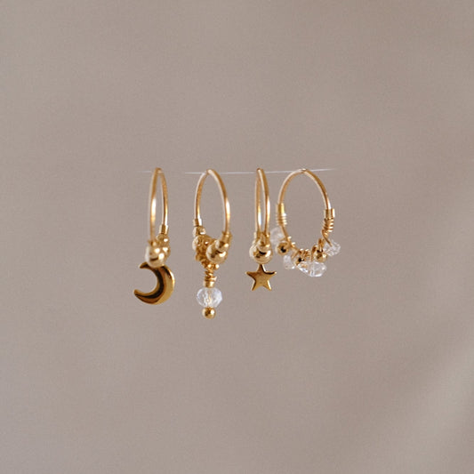 Mini créoles "Némésis"