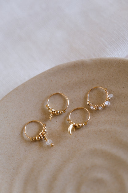 Mini créoles "Némésis"