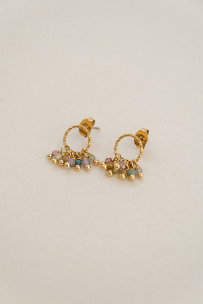 Boucles d'oreilles "Pivoine"