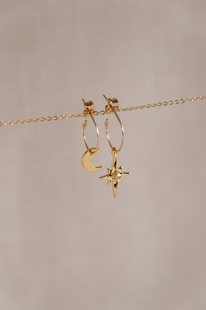 Mini créoles "Calypso" + charms (14 versions au choix)