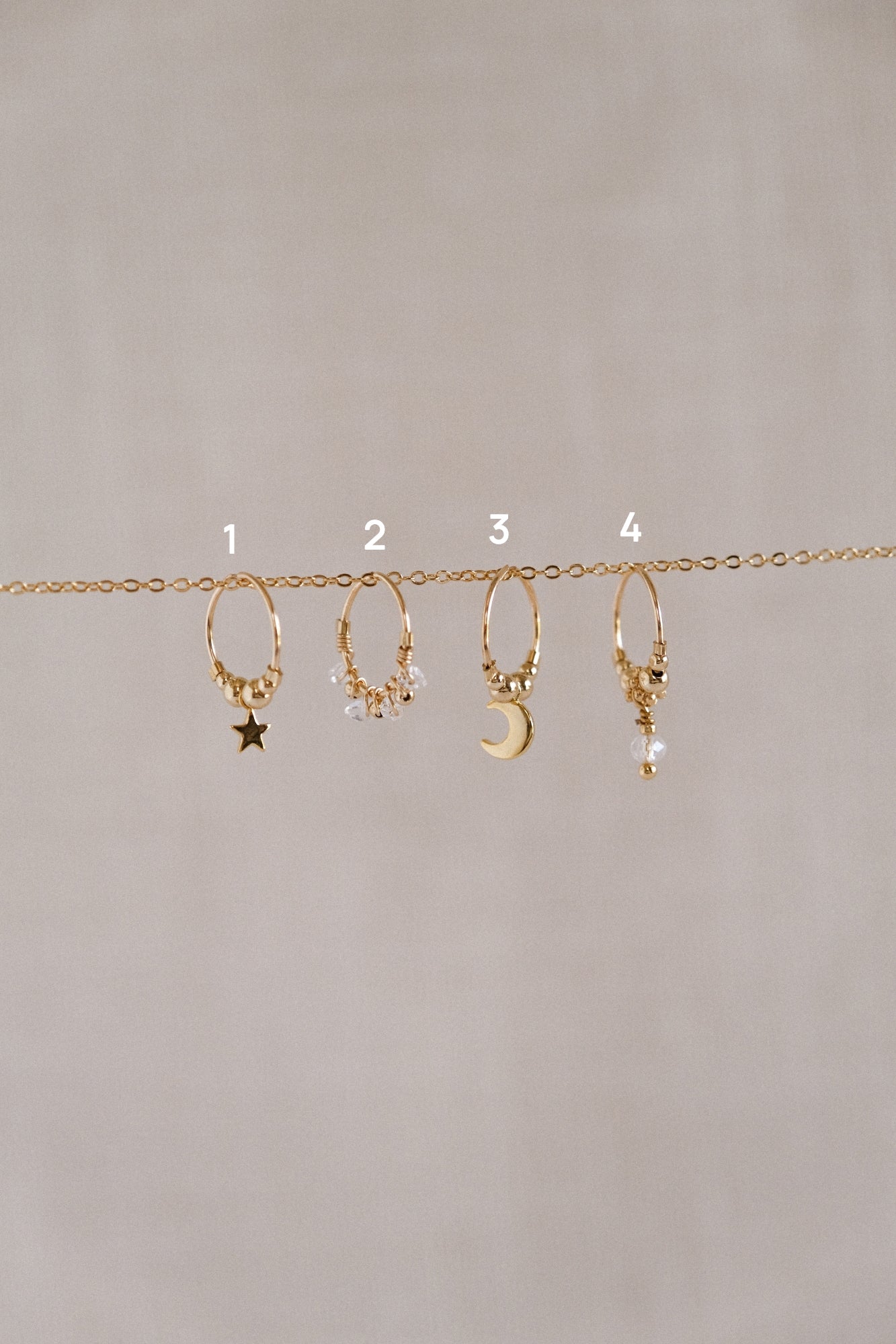 Mini créoles "Némésis"