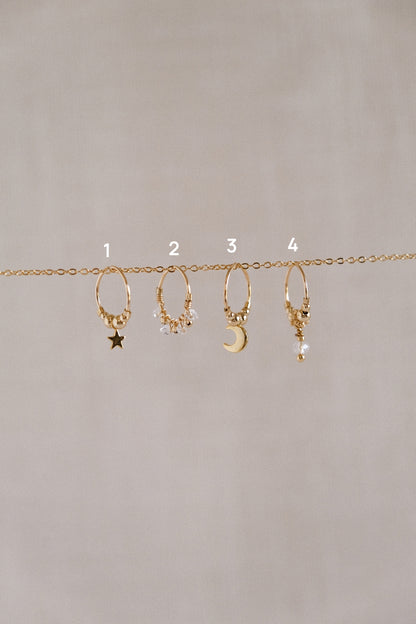 Mini créoles "Némésis"