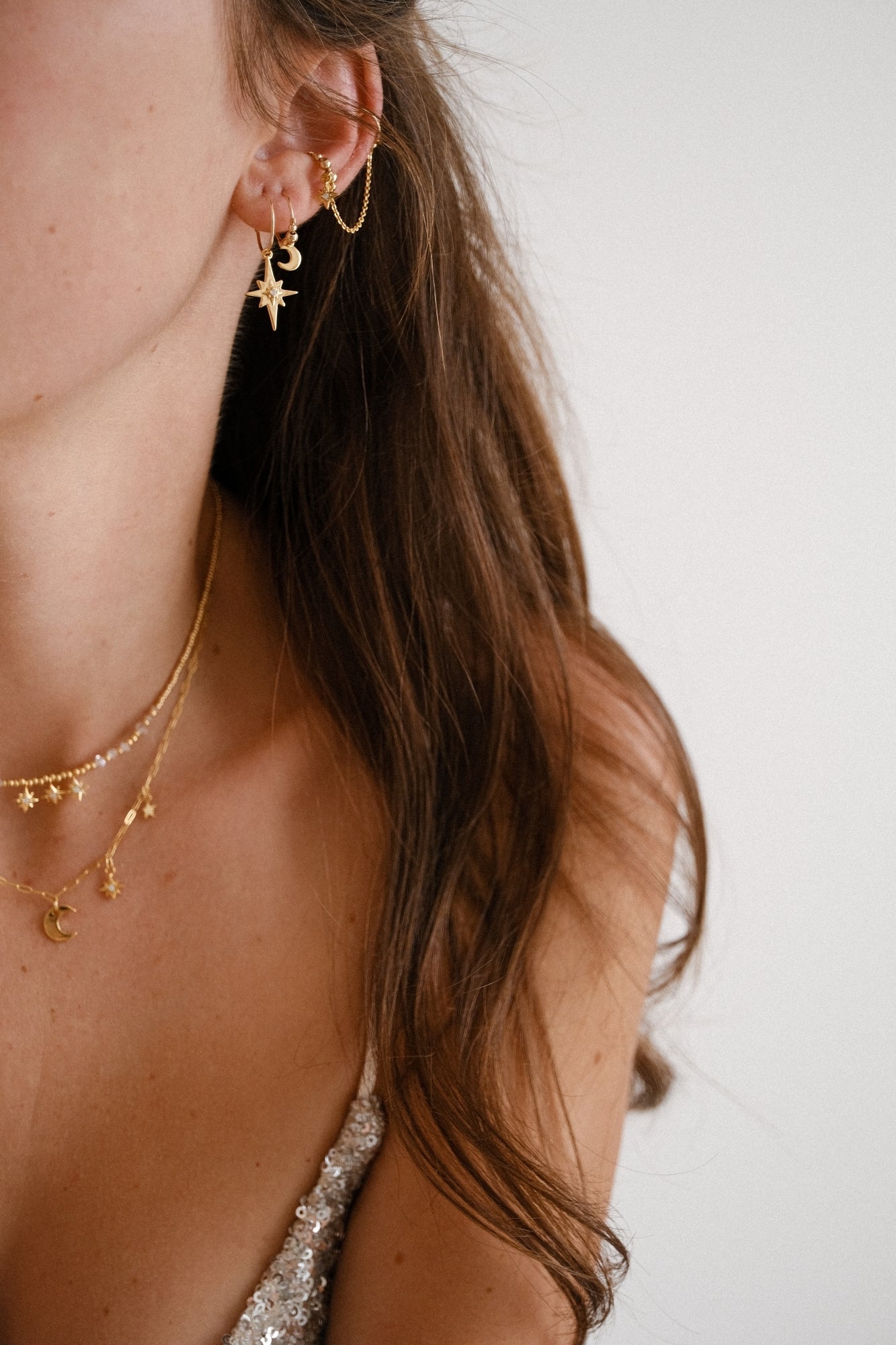 Mini créoles "Calypso" + charms (14 versions au choix)