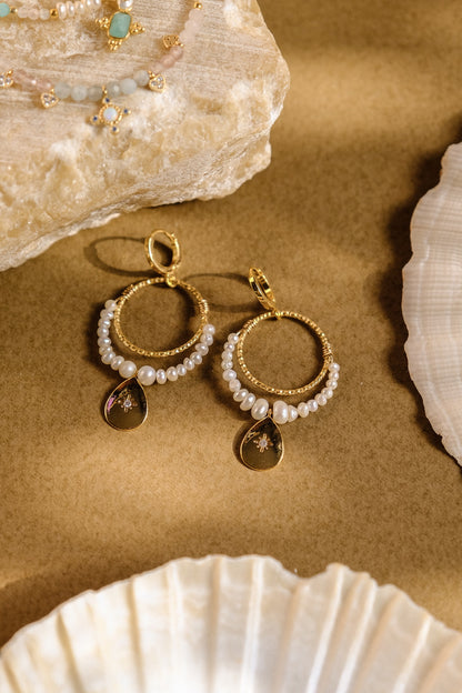 Boucles d'oreilles "Uranie"