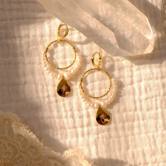 Boucles d'oreilles "Uranie"