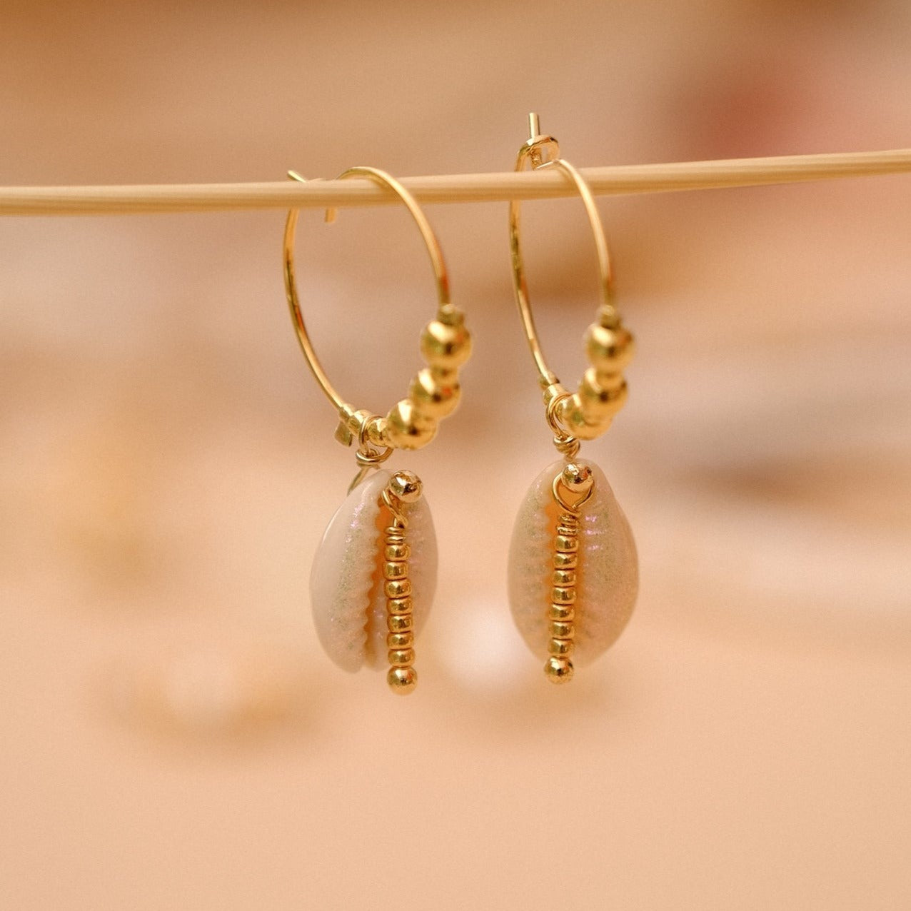 Boucles d'oreilles "Ecume"