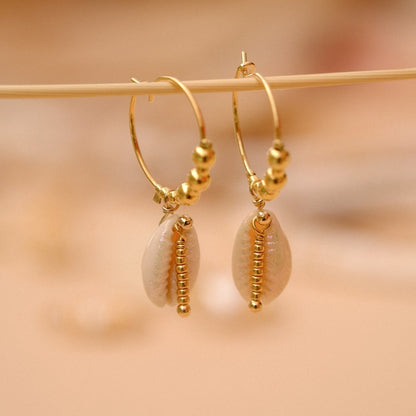 Boucles d'oreilles "Ecume"